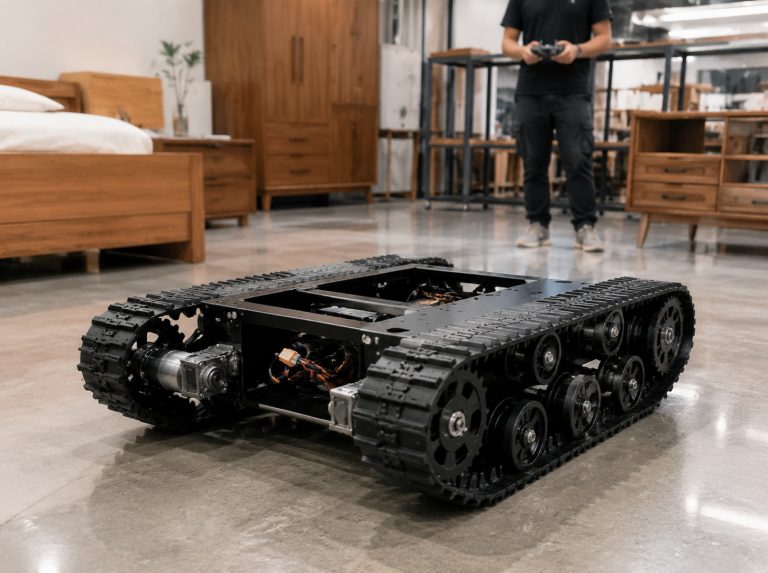 晋州小型电机驱动履带底盘